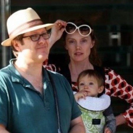 James Spader and Leslie Stefanson with their son Nathaneal Spader.